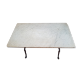 Bistro table with marble top
