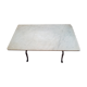 Table bistrot avec dessus en marbre