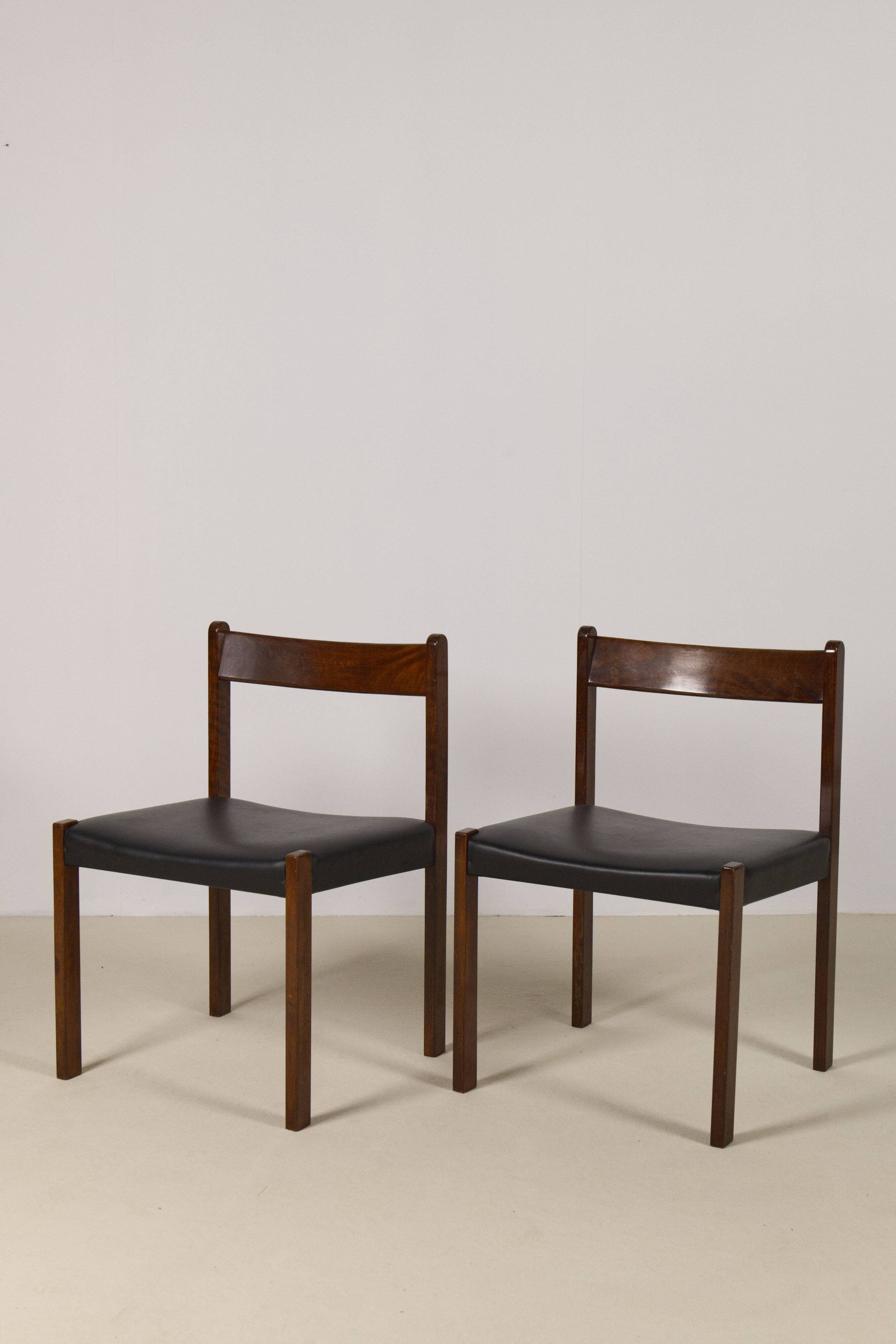 6x Dining chairs Alfred Hendrickx for Belform, 1960s, Belgium