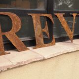 Dream in metallic letters