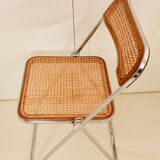 4 chair set Plia by Giancarlo Piretti for Castelli