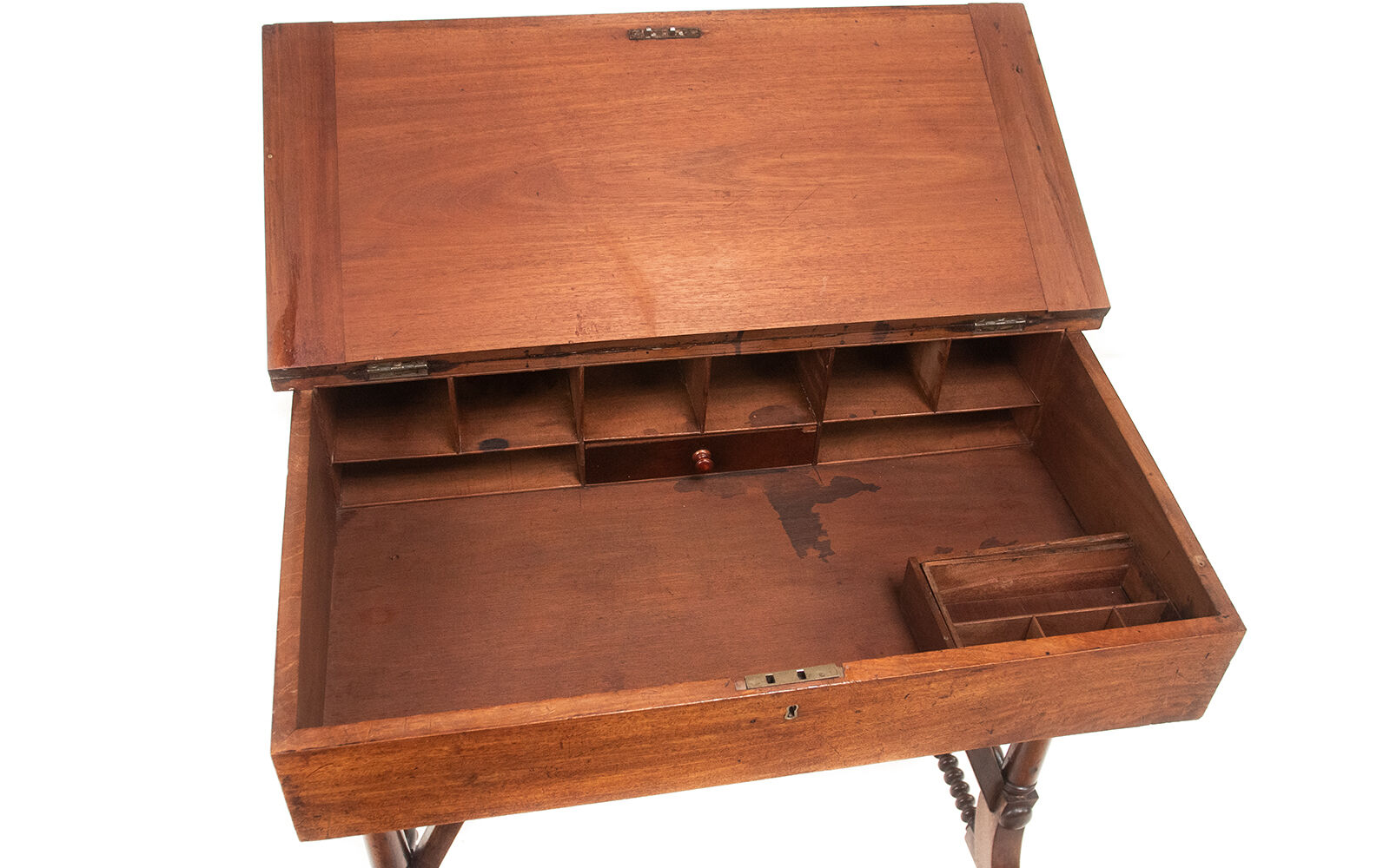 Antique 19th Century Irish Writing Clerks Desk