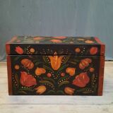 Painted chest in norman style