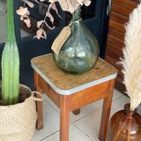 Wooden chest stool
