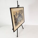 Grete Ball Litografia "Kompozycja" Dania 1972 rok