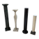 Set of 4 marble columns or pedestals.