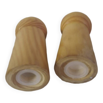 Wooden salt and pepper shaker