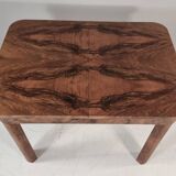 Art Deco dining table in walnut, 1960s