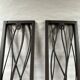Pair of brutalist candlesticks