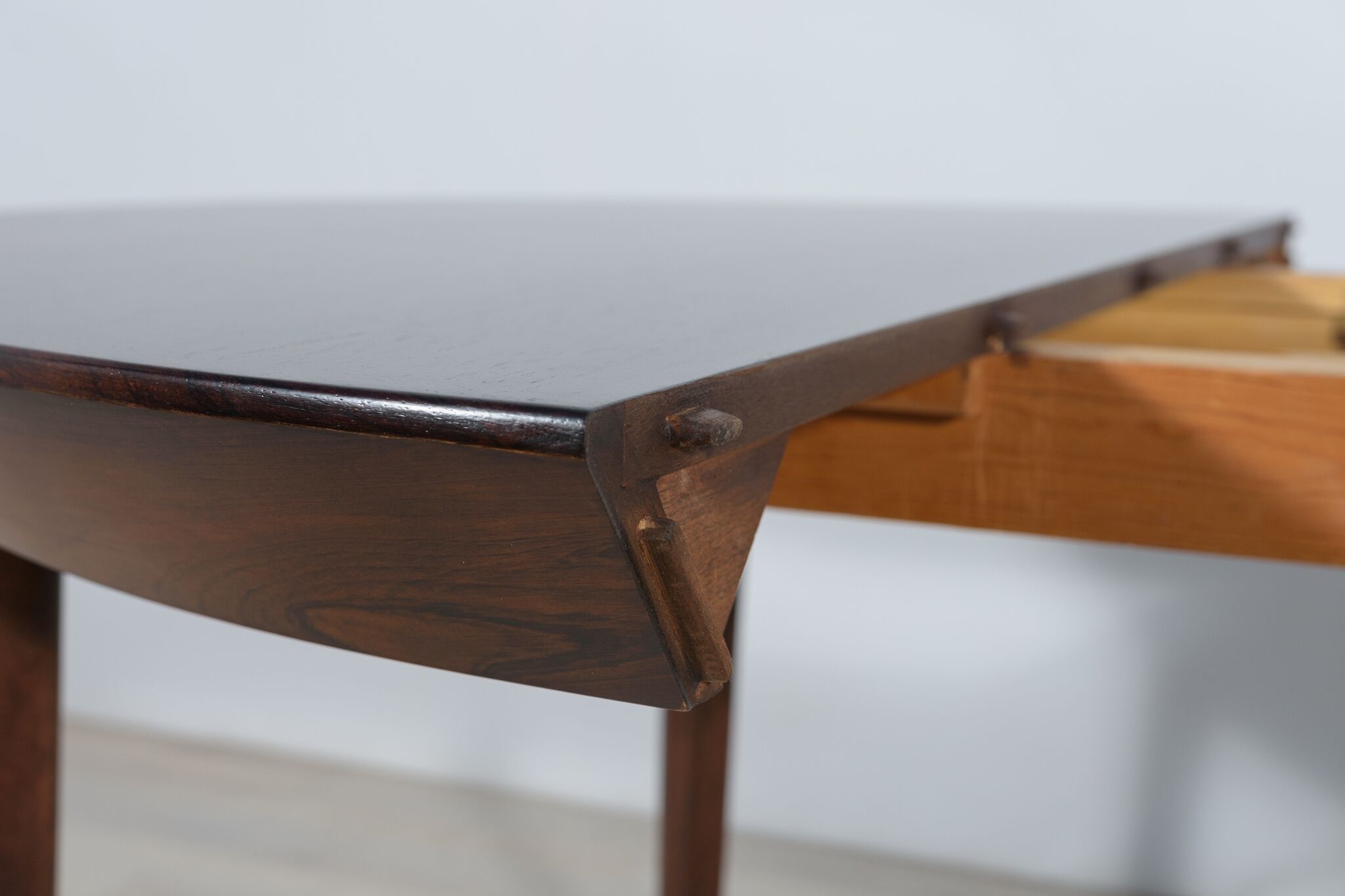 Mid-Century Rosewood Extendable Table by Ole Hald for Gudme Møbelfabrik, 1970s