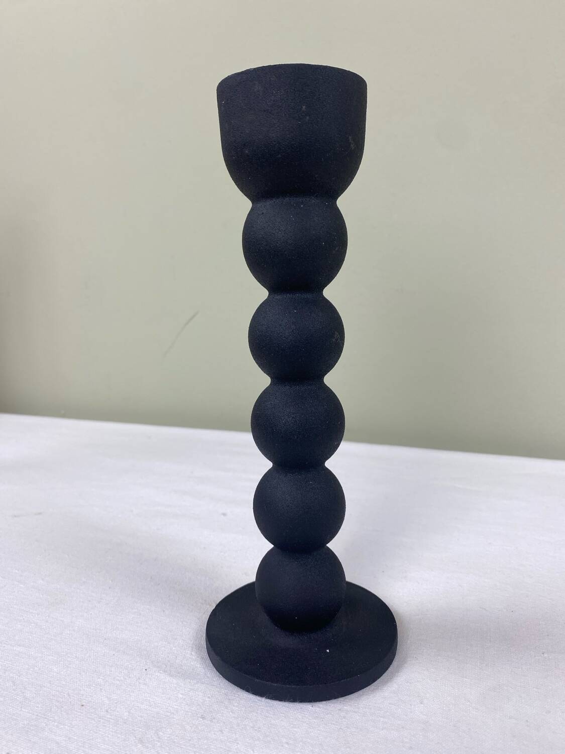 Vintage beaded candle holder