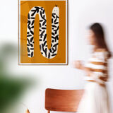 Wall poster snake plant pattern 50cm * 70cm