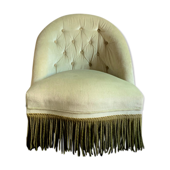 Almond green velvet heater