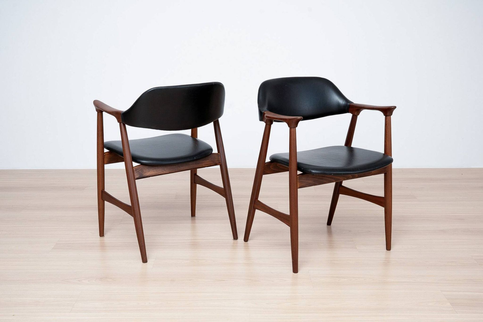 1960s Mid-Century Dining Set, 6 Carlton Armchairs by Låte Møbelfabrikk & Ex