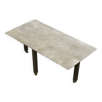 Steel coffee table