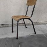 Chaise écolier enfant chaise de maternelle 1960