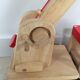 Truck solid wooden crane with lift arm