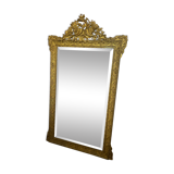 Old mirror in gilded wood 90x158cm