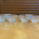 Pair of Vintage Moulded Glass Shell Salt and Pepper Shakers