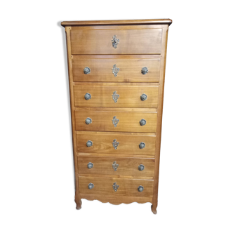 cherry wood chest of drawers