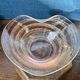 Coupe en verre de Murano rose pâle – design forme libre