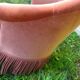 Pink velvet toad chair