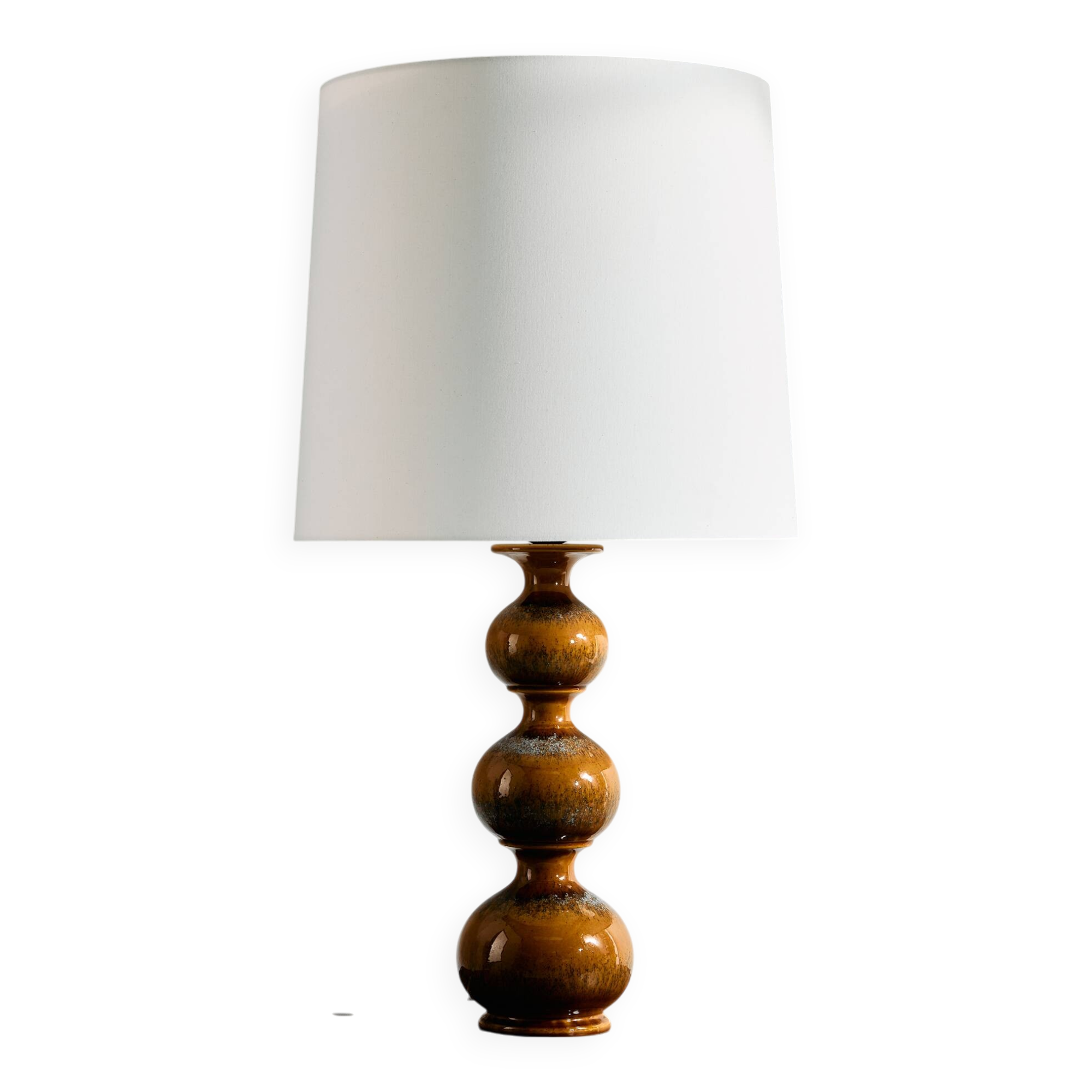 German ceramic table lamp by Kaiser Leuchten