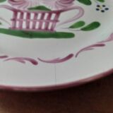 Assiette ancienne luneville