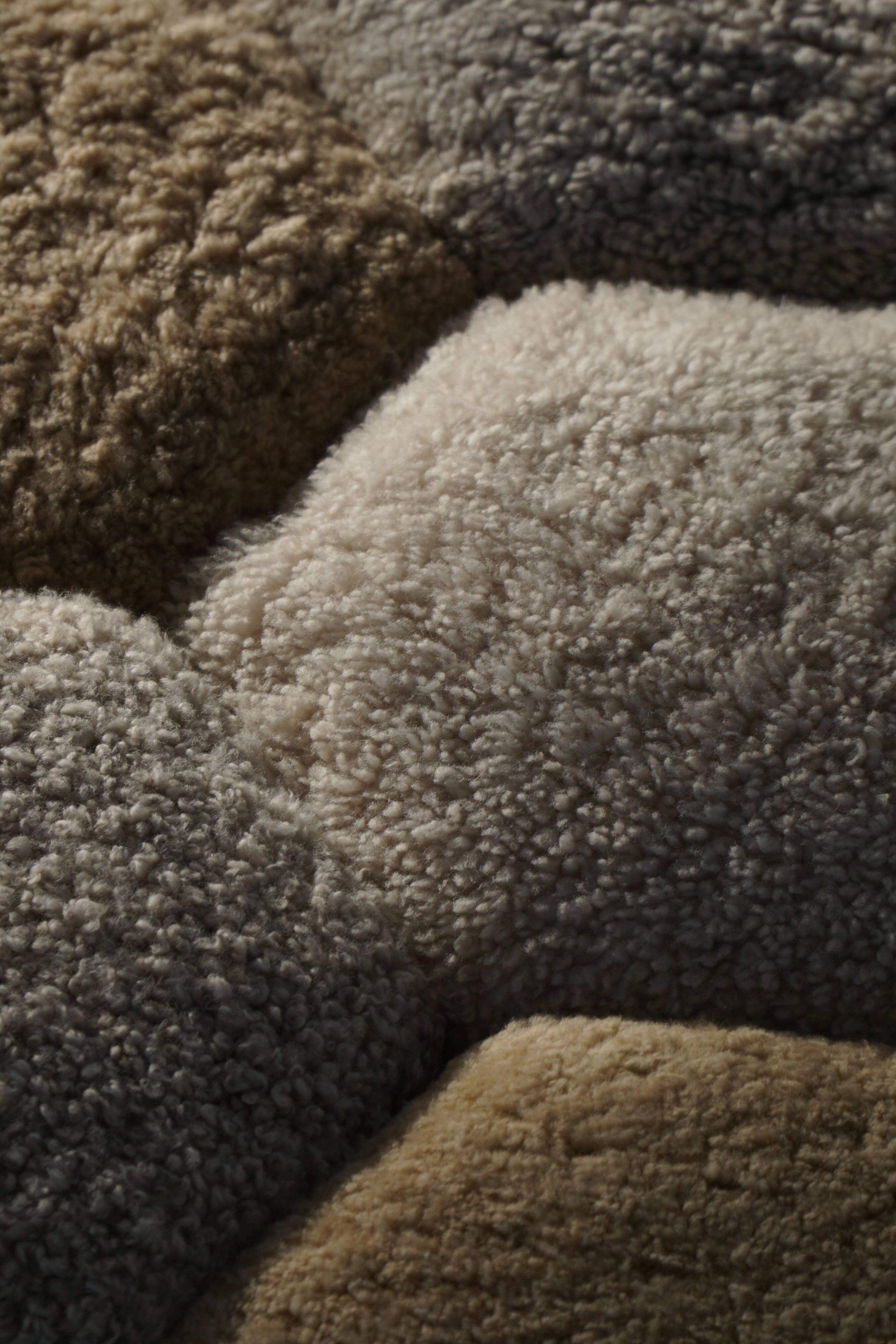 Pair of Danish oak stools from the mid-century with hexagonal seat and turned legs, 1950s.