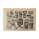 Lithograph engraving on baskets and packaging from 1897