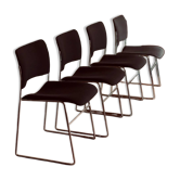 Set of 4 40/4 chairs by David Rowland for Howe – Exceptional condition