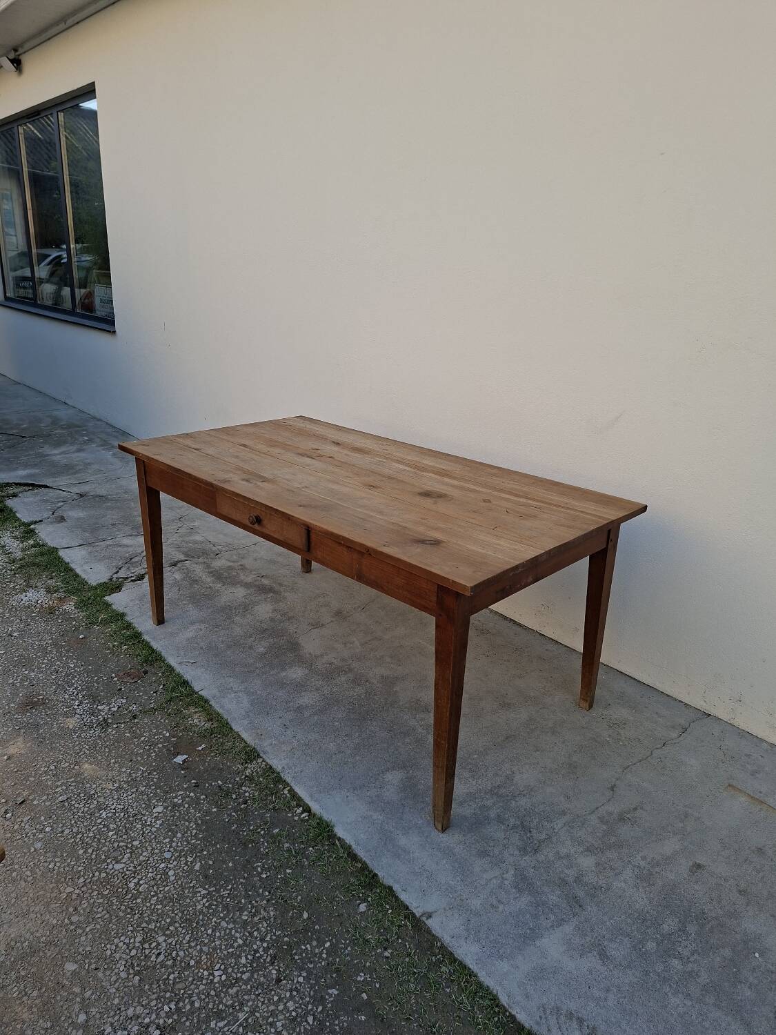 Table de Ferme rustique ancienne fabrication 1900s en Fruitier