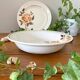 Antique earthenware salad bowl from Saint-Amand (North)