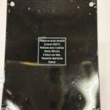 Enamelled plate license IV