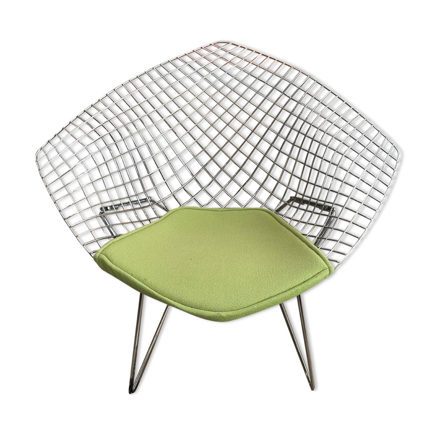 Fauteuil Diamond Harry Bertoïa édition Knoll contemporaine