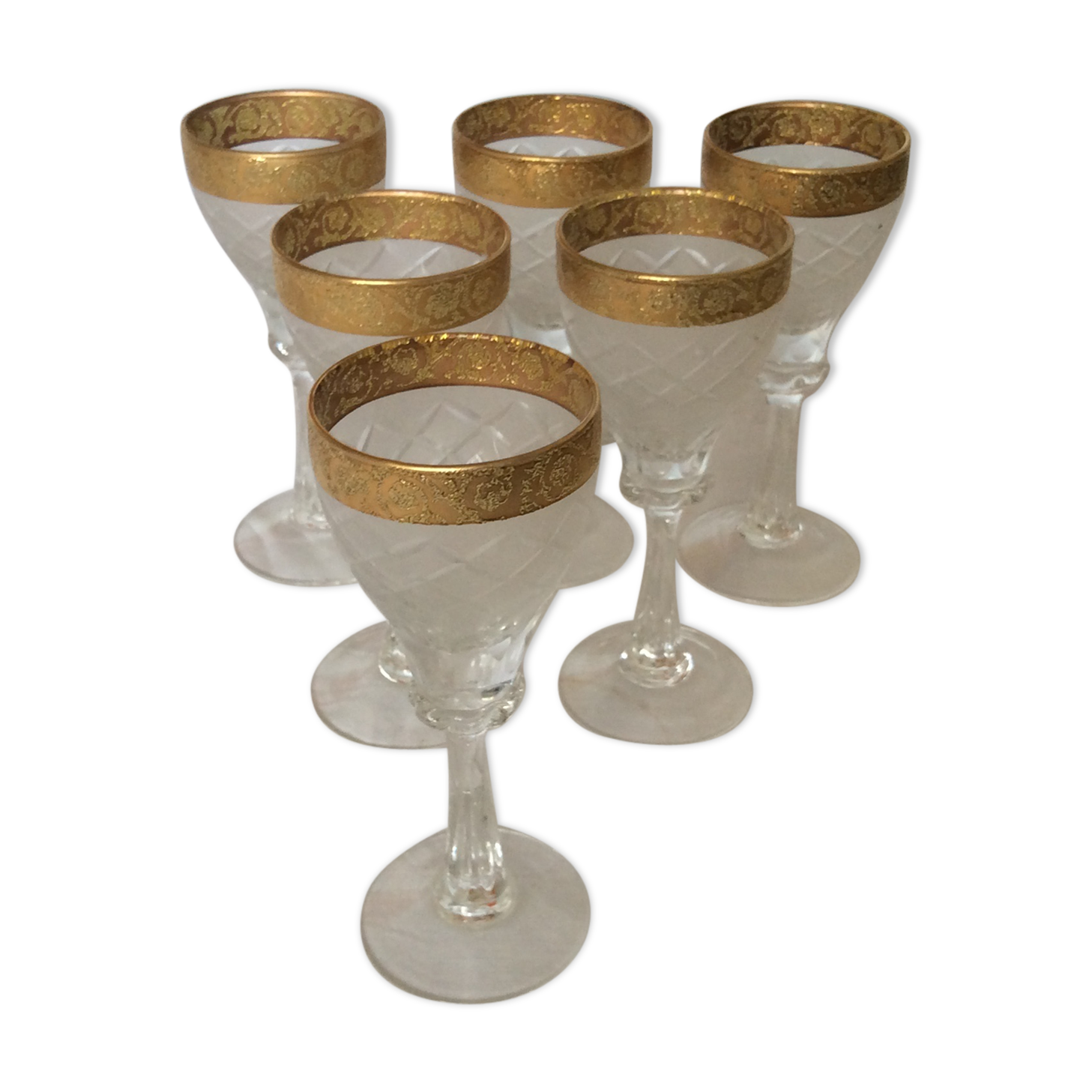 Set of 6 Crystal glasses
