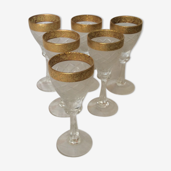 Ensemble de 6 verres cristal