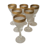 Set of 6 Crystal glasses