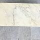 Vintage white marble coffee table, 1960s
