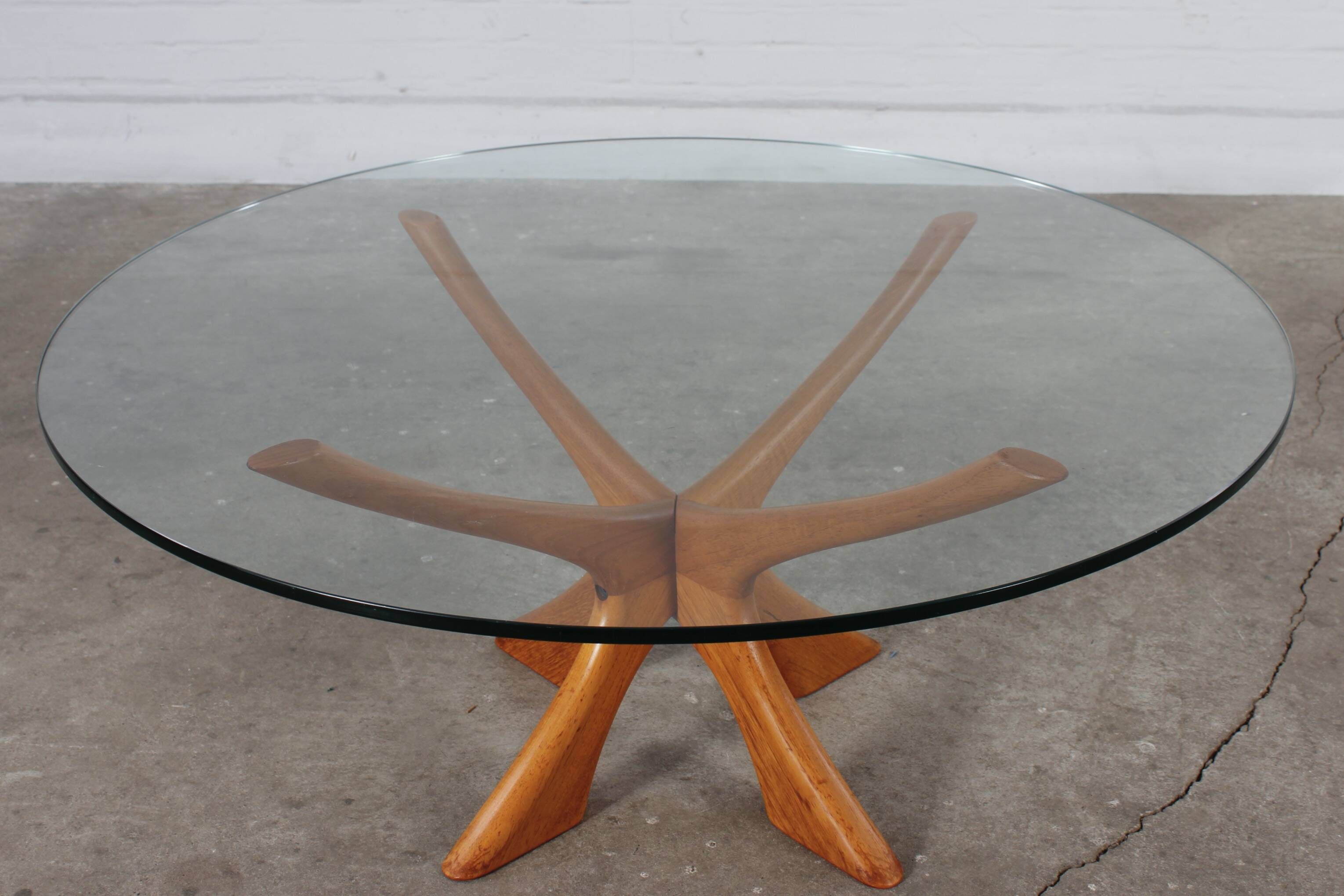 Table basse en teck T188 Illum Wikkelsø Eilersen années 60