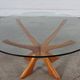 Table basse en teck T188 Illum Wikkelsø Eilersen années 60