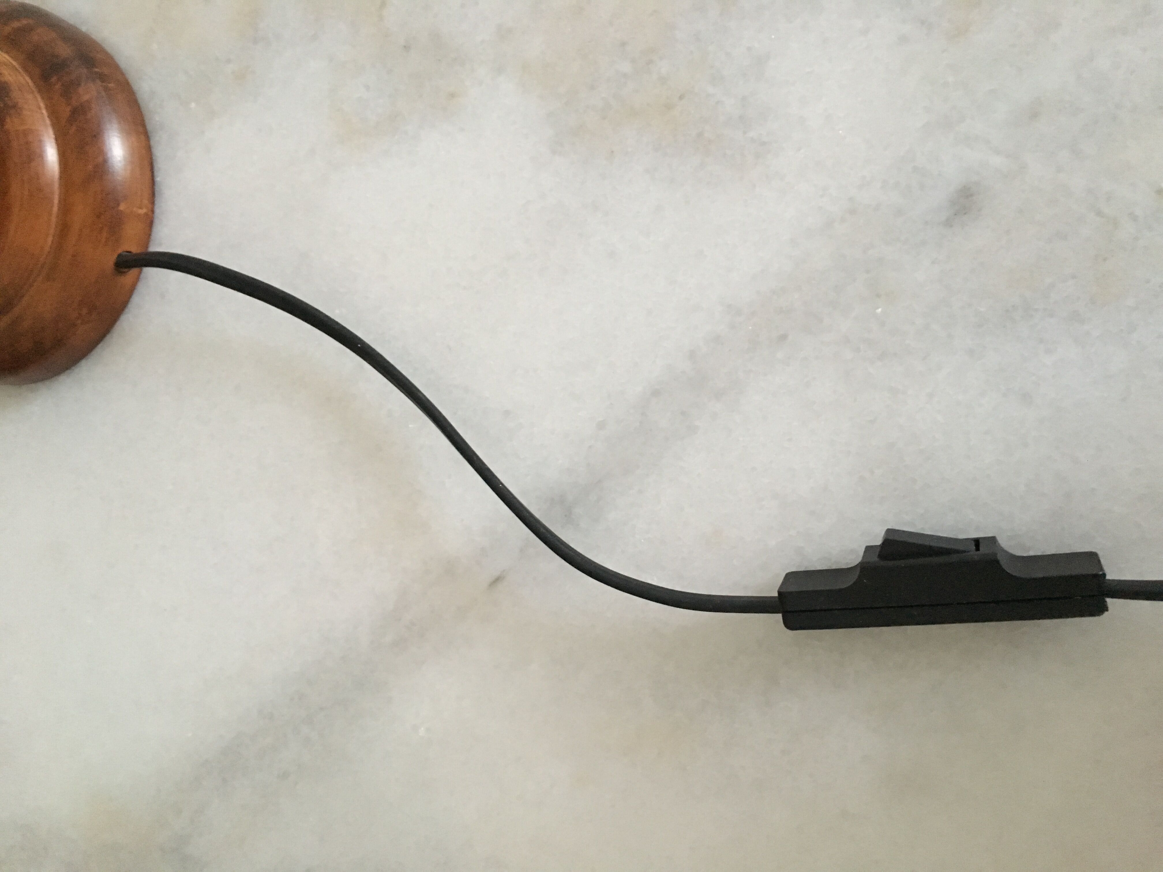 Frosted glass mushroom lamp