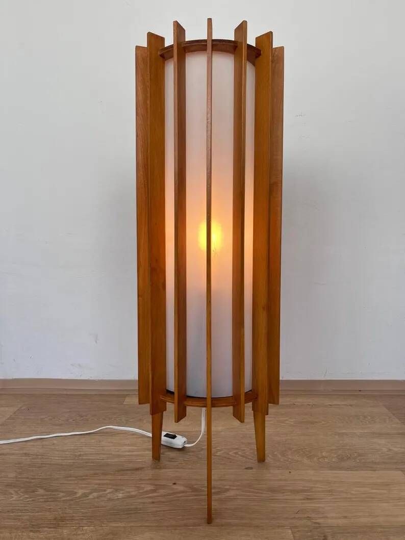 Ib Fabiansen rocket SPACE AGE Floor Lamp by Fog and Mørup - Denmark - 1960s