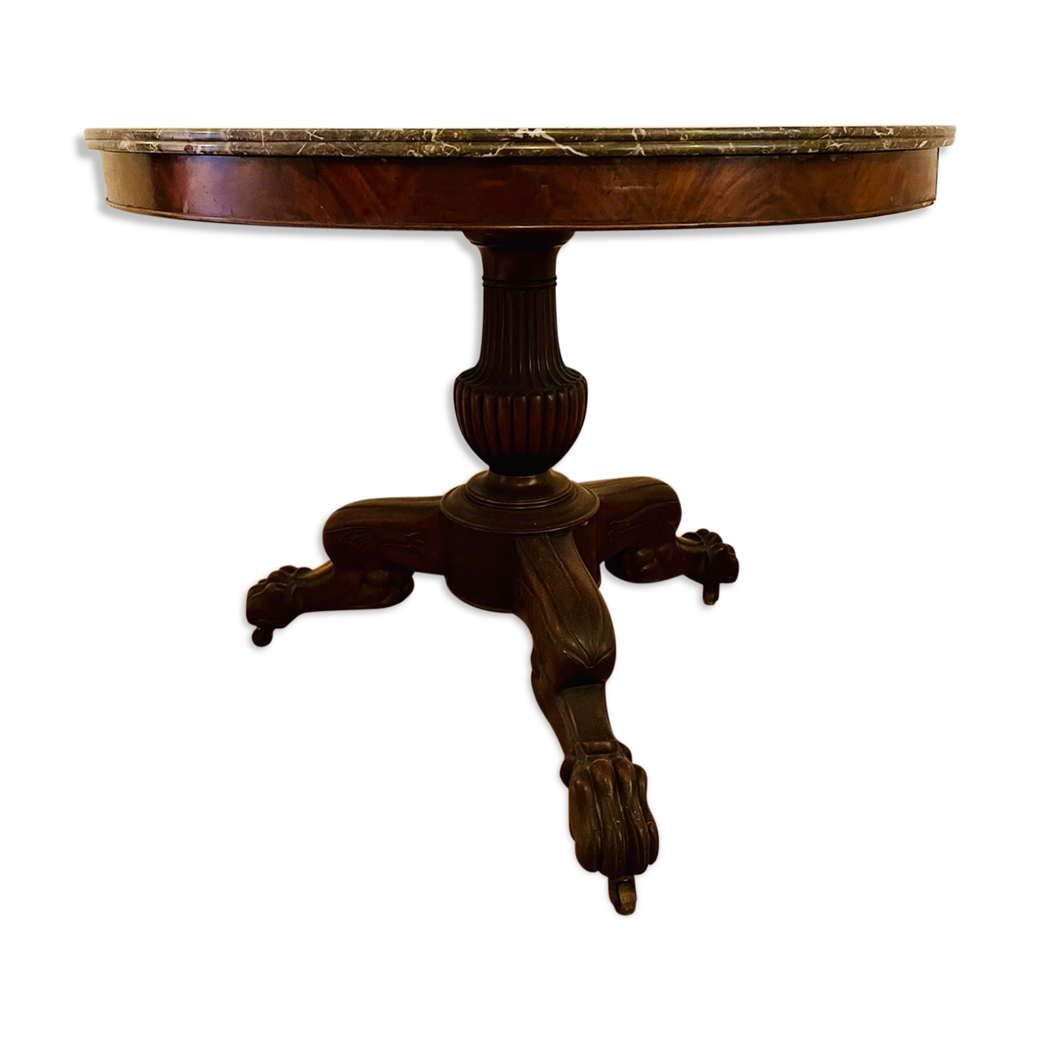 Mahogany and marble healing