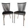 Pair of vintage scoubidou chairs