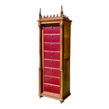 Neo-Gothic walnut cardboard box