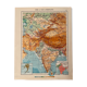 Old map of India, Nepal, Afghanistan and Himalayas from 1945