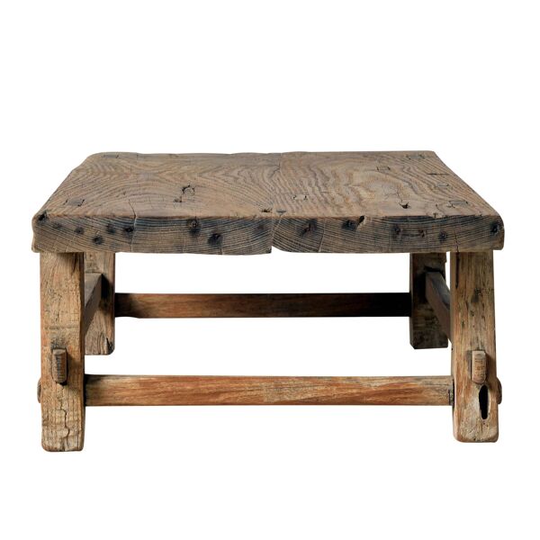 Fuzhou - Petite table basse chinoise ancienne en orme n°5