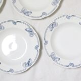 Deep plates x4, Onnaing, Algéciras model, Granite, 19th century