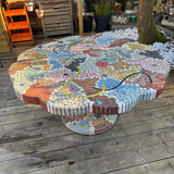 Unique model mosaic outdoor table